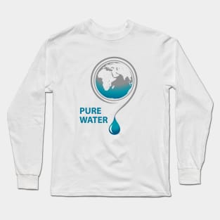 Pure water Long Sleeve T-Shirt